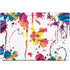 Chromatic Splatter White MacBook Skins