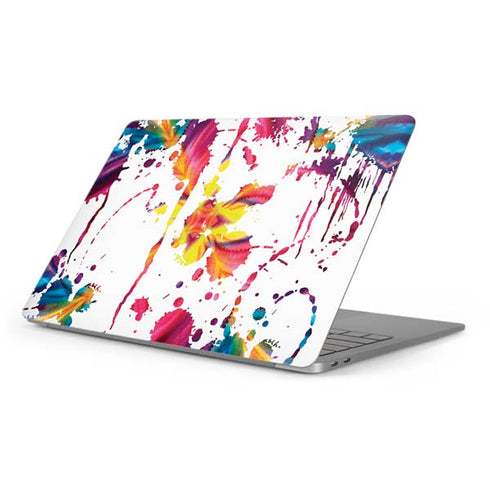 Chromatic Splatter White Apple MacBook Pro 16-inch Skin