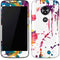 Chromatic Splatter White Moto E5 Play Skin