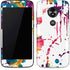 Chromatic Splatter White Moto E5 Play Skin