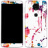Chromatic Splatter White Moto E5 Plus Skin
