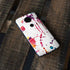 Chromatic Splatter White Moto E5 Plus Skin