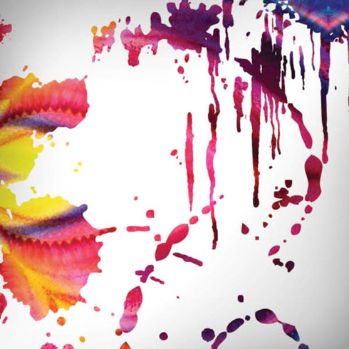 Chromatic Splatter White Moto G6 Skin