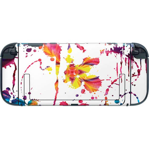 Chromatic Splatter White Nintendo Switch 2 (2025) with Joy-Con Skin