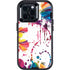 Chromatic Splatter White Otterbox Defender iPhone Skin