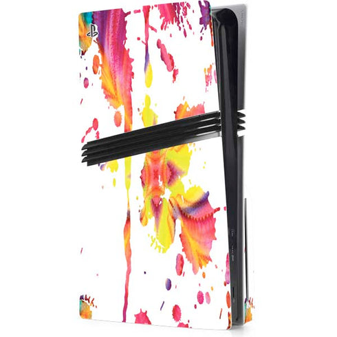 Chromatic Splatter White PlayStation PS5 Skins