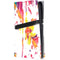 Chromatic Splatter White PS5 Pro Disk Console Skin