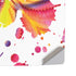Chromatic Splatter White PS5 Pro Disk Console Skin