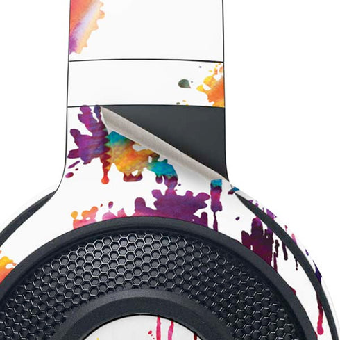 Chromatic Splatter White Razer Kraken X Skin