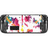 Chromatic Splatter White Steam Deck Handheld Gaming Computer OLED Skin