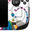 Chromatic Splatter White Steam Deck Handheld Gaming Computer Skin