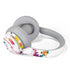 Chromatic Splatter White Surface Headphones Skin