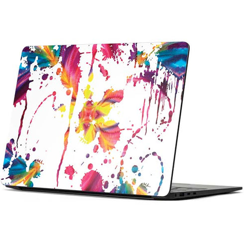 Chromatic Splatter White Surface Laptop 7 13.8in Skin