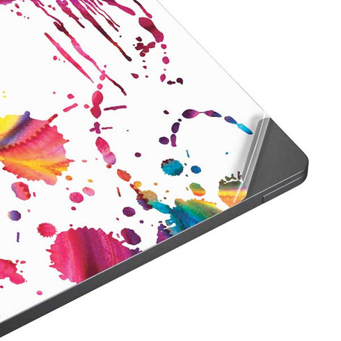 Chromatic Splatter White Surface Laptop 7 15in Skin