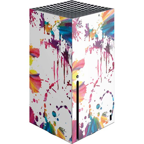 Chromatic Splatter White Xbox Series X Skins