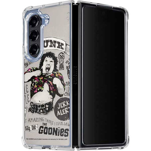 Warner Bros The Goonies (1985) Chunk Galaxy Z Fold5 5G Clear Case