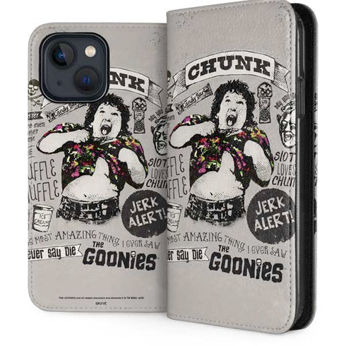 Warner Bros The Goonies (1985) Chunk iPhone 15 Plus Folio Case