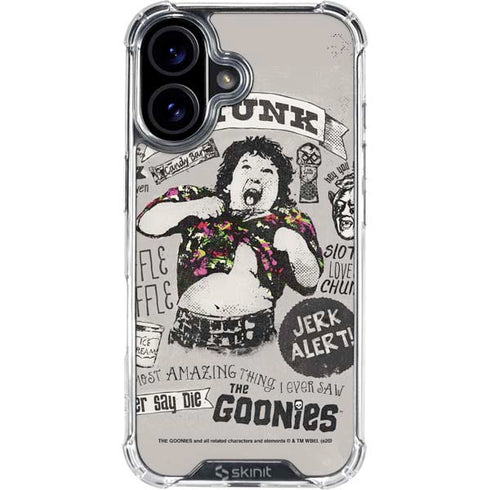 Warner Bros The Goonies (1985) Chunk iPhone 16 Plus Clear Case