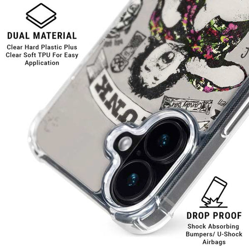 Warner Bros The Goonies (1985) Chunk iPhone 16 Plus Clear Case