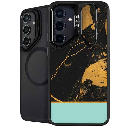 Chunky Marble Galaxy S24 FE Kickstand Case