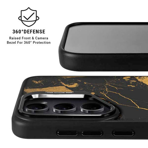 Chunky Marble Galaxy S25 Kickstand Case