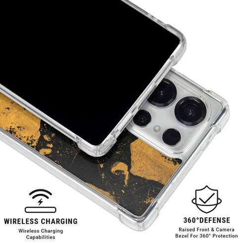Chunky Marble Galaxy S25 Ultra Clear Case