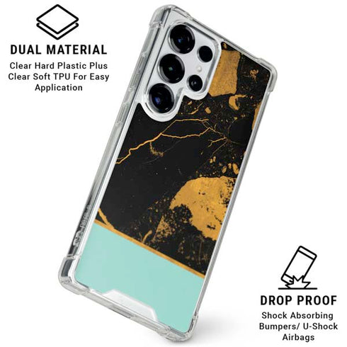 Chunky Marble Galaxy S25 Ultra Clear Case