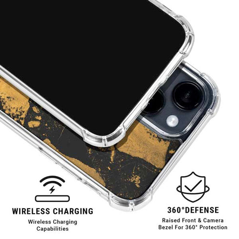 Chunky Marble iPhone 15 Clear Case