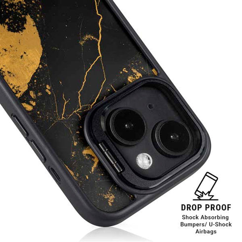 Chunky Marble iPhone 15 Kickstand Case