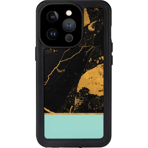 Chunky Marble iPhone 15 Pro Waterproof Case