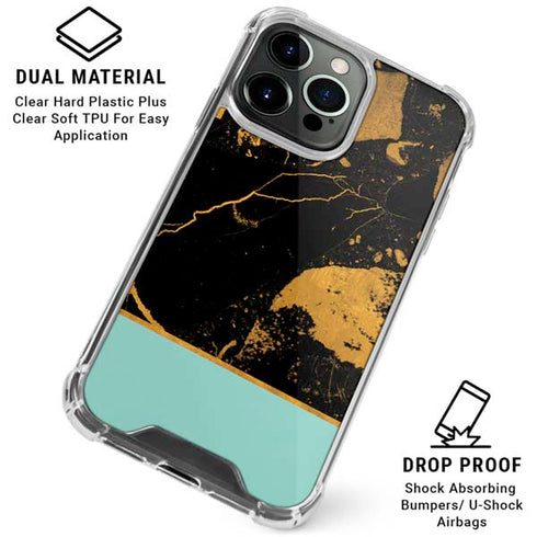 Chunky Marble iPhone 16 Pro Clear Case