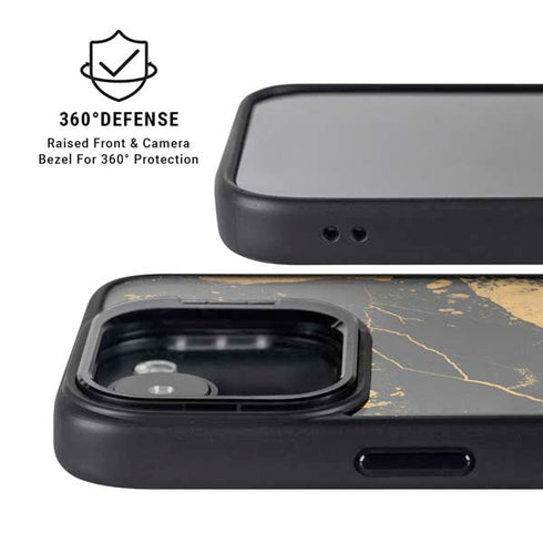 Chunky Marble iPhone 16e Kickstand Case