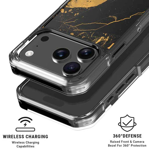 Chunky Marble iPhone 18 Pro Clear Case