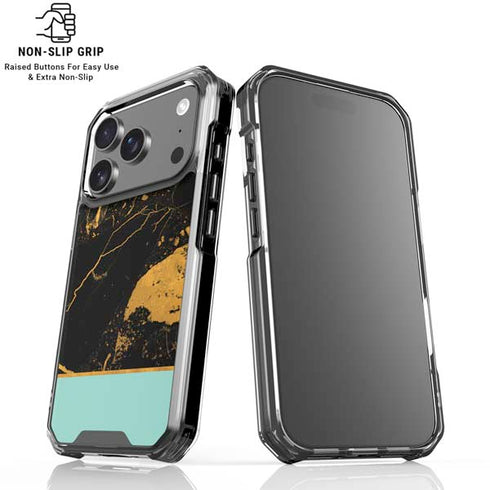 Chunky Marble iPhone 18 Pro Clear Case