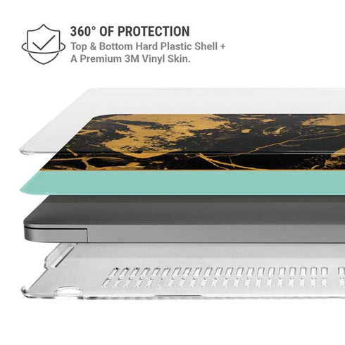 Chunky Marble MacBook Pro 14in (2021-24) Case plus Skin