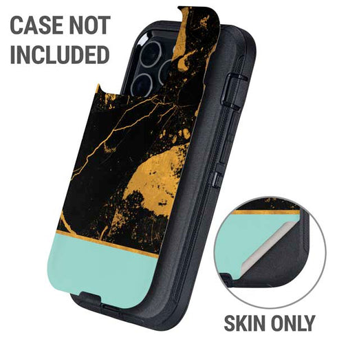 Chunky Marble Otterbox Defender iPhone Skin