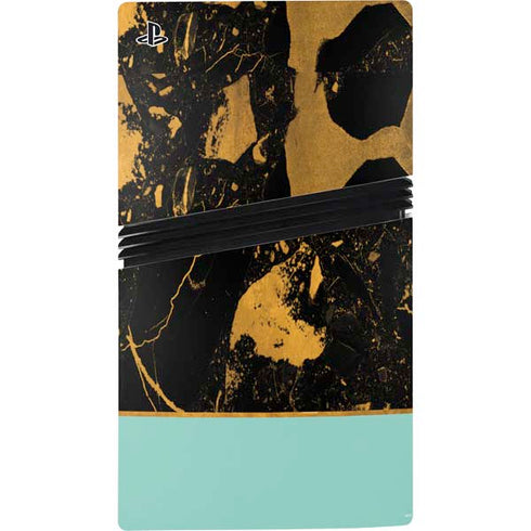 Chunky Marble PS5 Pro Disk Console Skin