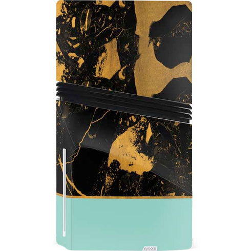 Chunky Marble PS5 Pro Disk Console Skin