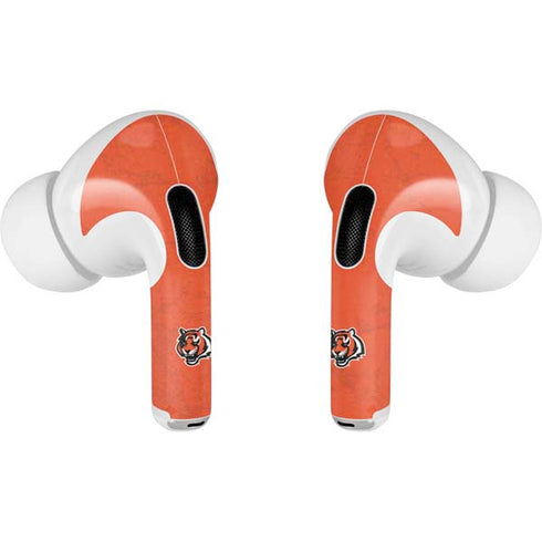 NFL Cincinnati Bengals - Alternate Distressed AirPods Pro 2nd Gen Skin