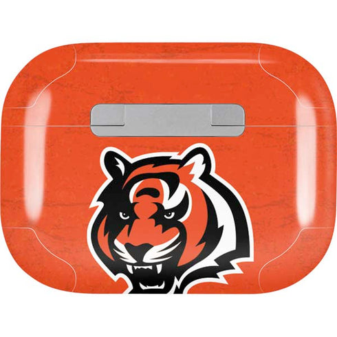 NFL Cincinnati Bengals - Alternate Distressed Apple AirPods Pro Skin