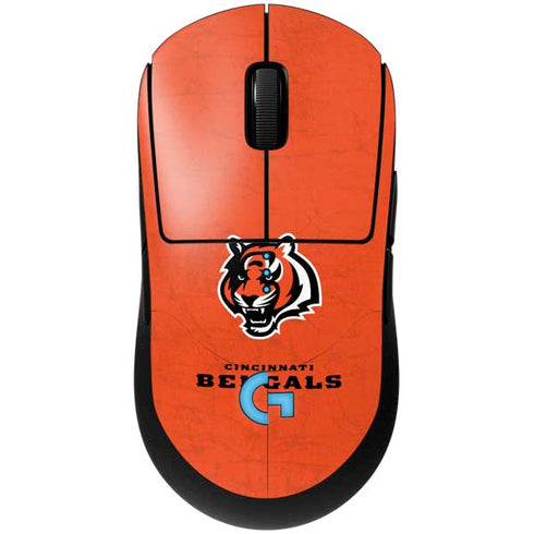 NFL Cincinnati Bengals - Alternate Distressed G Pro Wireless Gaming Mouse Skin