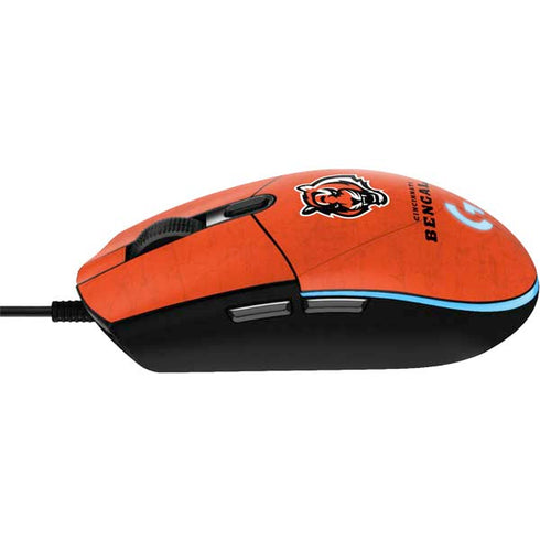 NFL Cincinnati Bengals - Alternate Distressed G203 Prodigy RGB Wired Gaming Mouse Skin