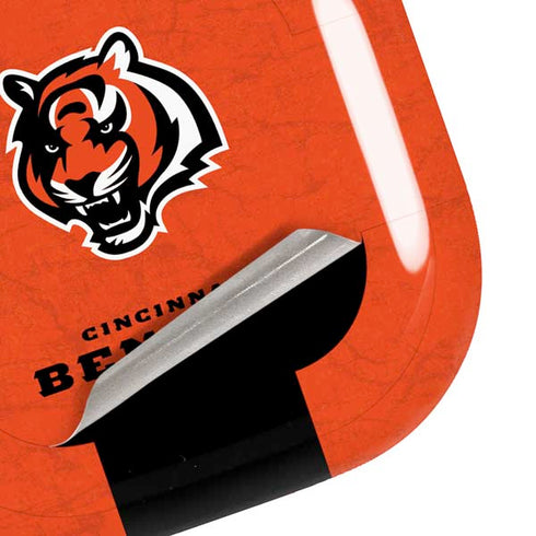 NFL Cincinnati Bengals - Alternate Distressed Galaxy Buds Live Skin
