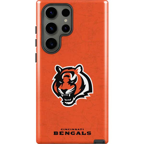 NFL Cincinnati Bengals - Alternate Distressed Galaxy S23 Ultra Pro Case