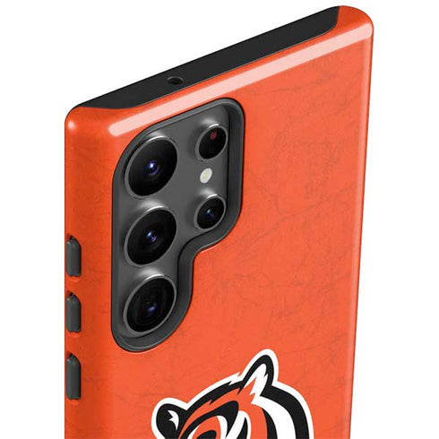 NFL Cincinnati Bengals - Alternate Distressed Galaxy S23 Ultra Pro Case