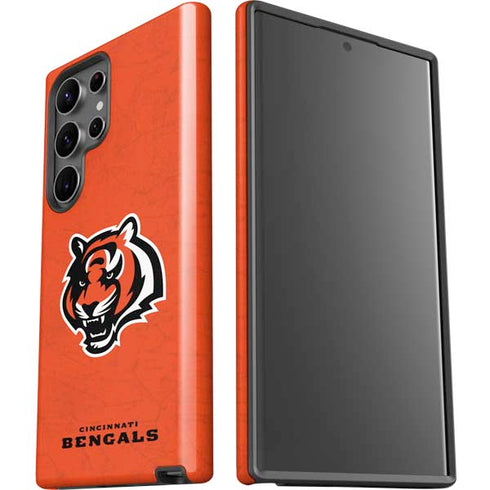 NFL Cincinnati Bengals - Alternate Distressed Galaxy S23 Ultra Pro Case