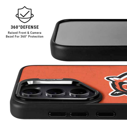 NFL Cincinnati Bengals - Alternate Distressed Galaxy S24 FE Kickstand Case