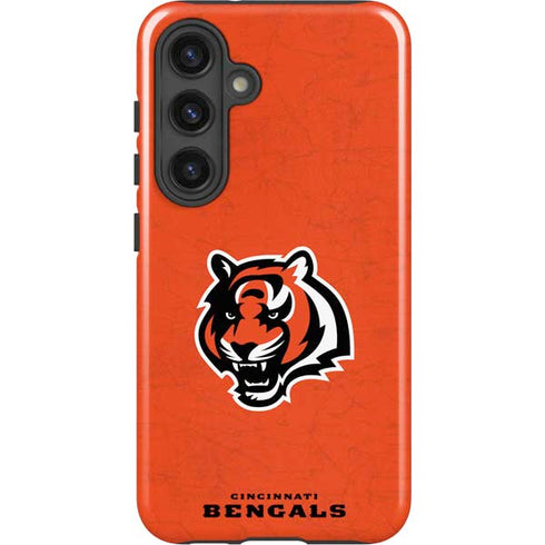 NFL Cincinnati Bengals - Alternate Distressed Galaxy S25 Impact Case