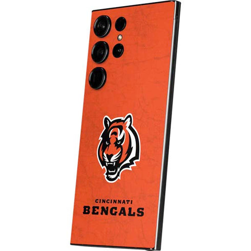 NFL Cincinnati Bengals - Alternate Distressed Galaxy S24 Ultra Skin