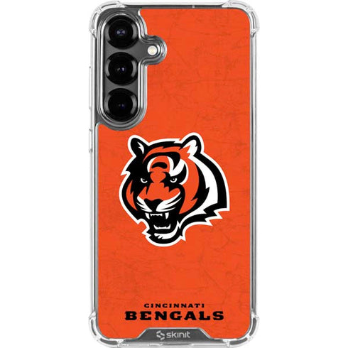 NFL Cincinnati Bengals - Alternate Distressed Galaxy S26 Clear Case